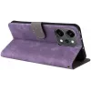 Phonesta Vintage Skin Book Wallet Klapphülle für Oppo Reno14 - Lila 3