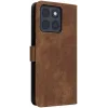 Phonesta Vintage Skin Book Wallet Klapphülle für Motorola Edge 70 - Braun 8