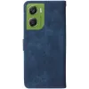 Phonesta Vintage Skin Book Wallet Klapphülle für Motorola Moto G06/G06 Power - Blau 8