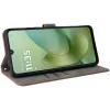 Phonesta Vintage Skin Book Wallet Klapphülle für Motorola Moto G06/G06 Power - Braun 4