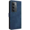 Phonesta Vintage Skin Book Wallet Klapphülle für Xiaomi Redmi 15 - Blau 7
