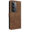 Phonesta Vintage Skin Book Wallet Klapphülle für Xiaomi Redmi 15 - Braun 7