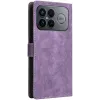 Phonesta Vintage Skin Book Wallet Klapphülle für Xiaomi Poco F8 Ultra - Lila 7