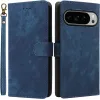 Phonesta Vintage Skin Book Wallet Klapphülle für Google Pixel 10 Pro XL - Blau