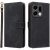 Phonesta Vintage Skin Book Wallet Klapphülle für Oppo Find X9 - Schwarz 0