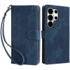 Phonesta Vintage Skin Book Wallet Klapphülle für Samsung Galaxy S26 Ultra - Blau 0