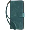 Phonesta Vintage Skin Book Wallet Klapphülle für Samsung Galaxy S26 Ultra - Grün 6