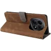 Phonesta Vintage Skin Book Wallet Klapphülle für Xiaomi Redmi Note 15 4G/5G / Xiaomi Poco M8 - Braun 4
