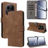 Phonesta Vintage Skin Book Wallet Klapphülle für Xiaomi Redmi Note 15 4G/5G / Xiaomi Poco M8 - Braun 6