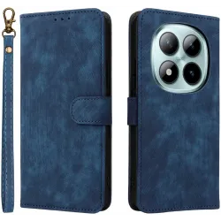 Phonesta Vintage Skin Book Wallet Klapphülle für Xiaomi Redmi Note 15 Pro 5G - Blau