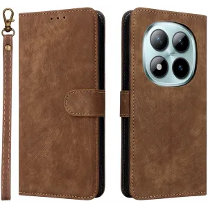 Phonesta Vintage Skin Book Wallet Klapphülle für Xiaomi Redmi Note 15 Pro Plus / Xiaomi Poco M8 Pro - Braun