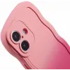 Phonesta Wavy Gradient Silikon Back Cover Hülle für Apple iPhone 16 - Rosa 6