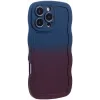 Phonesta Wavy Gradient Silikon Back Cover Hülle für Apple iPhone 16 Pro - Dunkelblau/Dunkelviolett 1