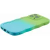 Phonesta Wavy Gradient Silikon Back Cover Hülle für Apple iPhone 16 Pro - Grün/Blau 4
