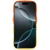 Phonesta Wavy Gradient Silikon Back Cover Hülle für Apple iPhone 16 Pro - Orange/Gelb 2