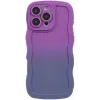Phonesta Wavy Gradient Silikon Back Cover Hülle für Apple iPhone 16 Pro - Lila 0
