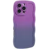 Phonesta Wavy Gradient Silikon Back Cover Hülle für Apple iPhone 16 Pro - Lila 1