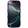 Phonesta Wavy Gradient Silikon Back Cover Hülle für Apple iPhone 16 Pro - Lila 2