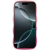 Phonesta Wavy Gradient Silikon Back Cover Hülle für Apple iPhone 16 Pro - Rosa 2