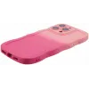 Phonesta Wavy Gradient Silikon Back Cover Hülle für Apple iPhone 16 Pro - Rosa 4