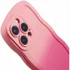Phonesta Wavy Gradient Silikon Back Cover Hülle für Apple iPhone 16 Pro - Rosa 5