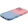 Phonesta Wavy Gradient Silikon Back Cover Hülle für Apple iPhone 16 Pro - Rosa/Blau 4