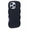 Phonesta Wavy Silikon Back Cover Hülle für Apple iPhone 16 Pro - Schwarz 2