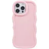Phonesta Wavy Silikon Back Cover Hülle für Apple iPhone 16 Pro Max - Rosa