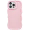 Phonesta Wavy Silikon Back Cover Hülle für Apple iPhone 16 Pro Max - Rosa