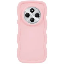 Phonesta Wavy Silikon Back Cover Hülle für Xiaomi Redmi 14C / Xiaomi Poco C75 - Rosa