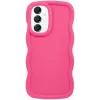 Phonesta Wavy Silikon Back Cover Hülle für Samsung Galaxy A16 - Hot Pink