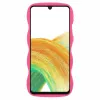 Phonesta Wavy Silikon Back Cover Hülle für Samsung Galaxy A16 - Hot Pink 2