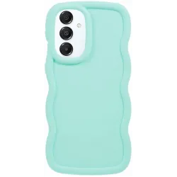 Phonesta Wavy Silikon Back Cover Hülle für Samsung Galaxy A16 - Minzgrün