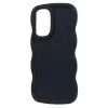 Phonesta Wavy Silikon Back Cover Hülle für Samsung Galaxy A16 - Schwarz 3