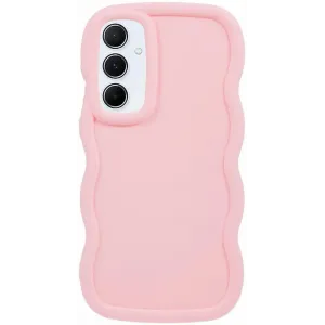 Phonesta Wavy Silikon Back Cover Hülle für Samsung Galaxy S24 FE - Rosa