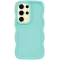 Phonesta Wavy Silikon Back Cover Hülle für Samsung Galaxy S25 Ultra - Minzgrün