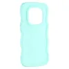 Phonesta Wavy Silikon Back Cover Hülle für Xiaomi Redmi Note 14 Pro 4G - Minzgrün 3