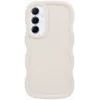 Phonesta Wavy Silikon Back Cover Hülle für Samsung Galaxy A35 - Beige