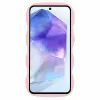Phonesta Wavy Silikon Back Cover Hülle für Samsung Galaxy A55 - Rosa 2