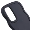 Phonesta Wavy Silikon Back Cover Hülle für Samsung Galaxy A55 - Schwarz 6