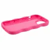 Phonesta Wavy Silikon Back Cover Hülle für Apple iPhone 15 - Hot Pink 4