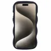 Phonesta Wavy Silikon Back Cover Hülle für Apple iPhone 15 Pro - Schwarz 2