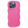 Phonesta Wavy Silikon Back Cover Hülle für Apple iPhone 15 Pro Max - Hot Pink 3
