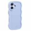 Phonesta Wavy Silikon Back Cover Hülle für Apple iPhone 17 - Lila 2