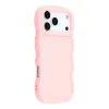 Phonesta Wavy Silikon Back Cover Hülle für Apple iPhone 17 Pro - Rosa 2