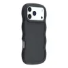 Phonesta Wavy Silikon Back Cover Hülle für Apple iPhone 17 Pro - Schwarz 2