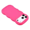 Phonesta Wavy Silikon Back Cover Hülle für Apple iPhone 17 Pro Max - Hot Pink 5