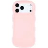 Phonesta Wavy Silikon Back Cover Hülle für Apple iPhone 17 Pro Max - Rosa