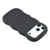 Phonesta Wavy Silikon Back Cover Hülle für Apple iPhone 17 Pro Max - Schwarz 5