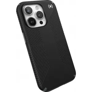 Speck Presidio2 Grip Back Cover Hülle für Apple iPhone 15 Pro - Schwarz